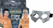 Metal Masquerade Mask
- Double Adjustable Elastic Straps
- Fashionable Ultra-Light Disign